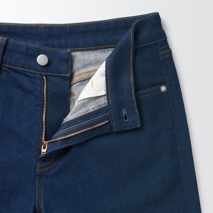 Muji Stretch Denim Slim Jeans Damen Blau | OR1D8X90E