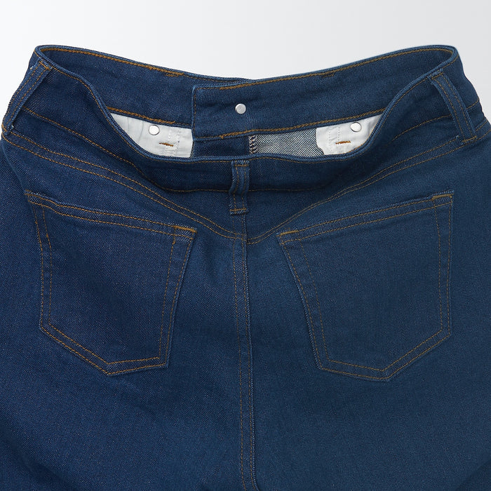 Muji Stretch Denim Slim Jeans Damen Blau | OR1D8X90E