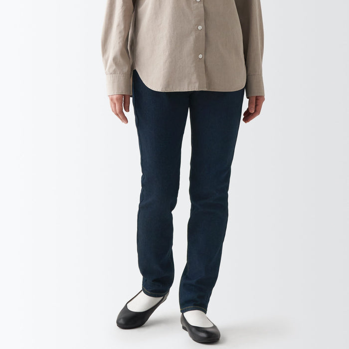 Muji Stretch Denim Slim Jeans Damen Blau | MO5S5M95F