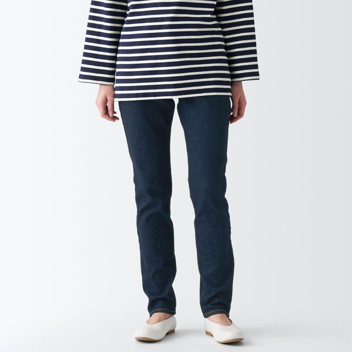 Muji Stretch Denim Slim Jeans Damen Navy | RY0Q0W02W