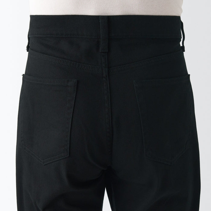 Muji Stretch Denim Slim Jeans Damen Schwarz | ZJ8N4H86B