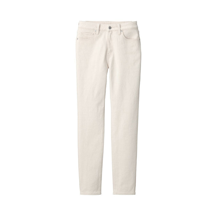 Muji Stretch Denim Slim Jeans Damen Weiß | XC4T8L59J