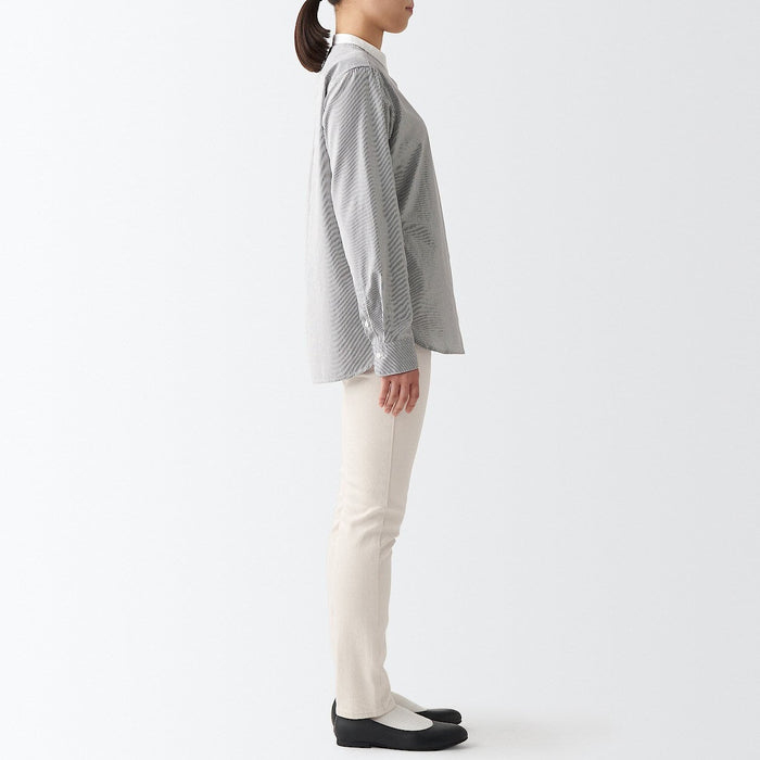 Muji Stretch Denim Slim Jeans Damen Weiß | XC4T8L59J