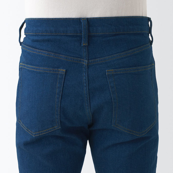 Muji Stretch Denim Slim Jeans Herren Blau | SD2G6Y51Q