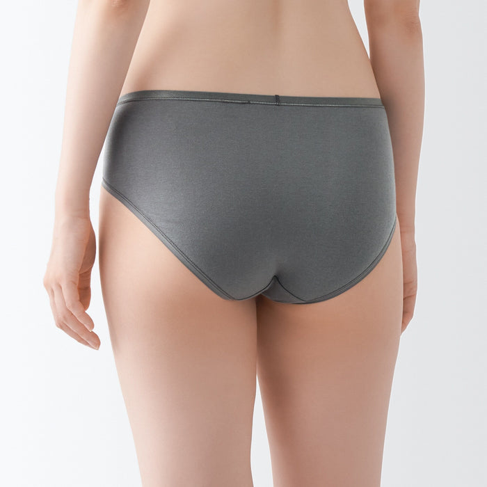 Muji Stretch Midi Slip Damen Grau | PI7R3U10N