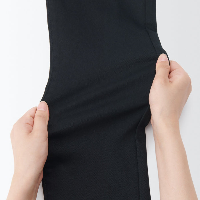 Muji Super Stretch Denim Skinny Jeans Damen Schwarz | SS7C1O07U