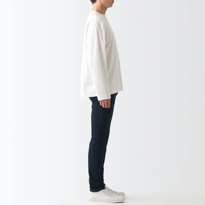 Muji Super Stretch Denim Skinny Jeans Damen Navy | WE4P9K56I
