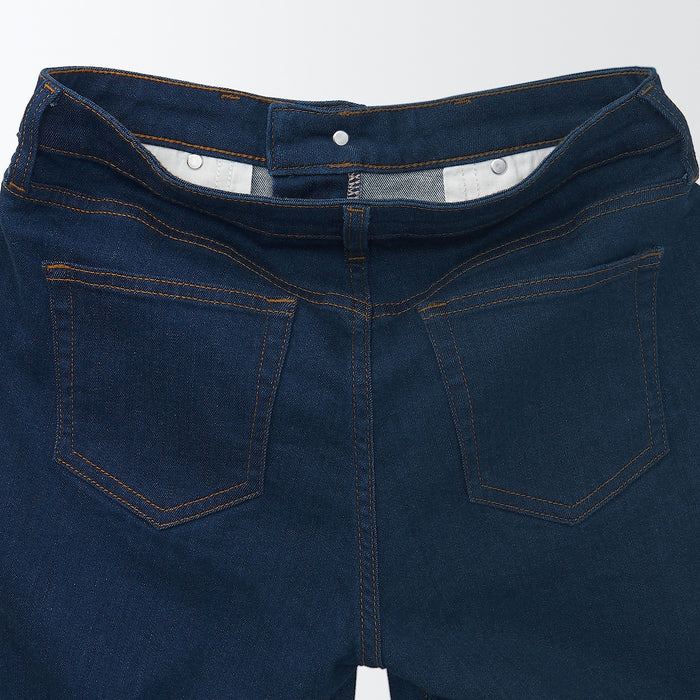 Muji Super Stretch Denim Skinny Jeans Damen Blau | KM1Y3E15D