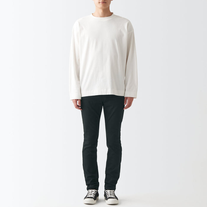 Muji Super Stretch Denim Skinny Jeans Herren Schwarz | VY5U5K27V
