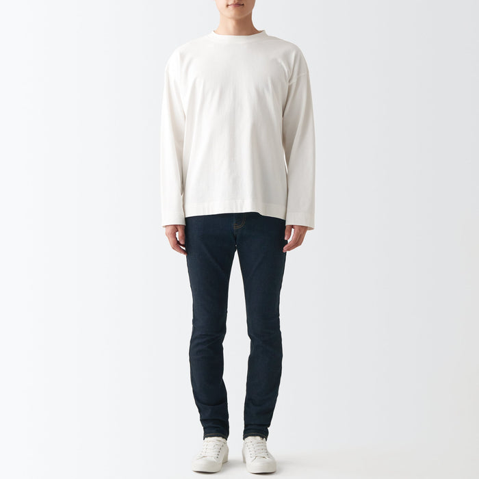Muji Super Stretch Denim Skinny Jeans Herren Navy | AF8V8E52Z