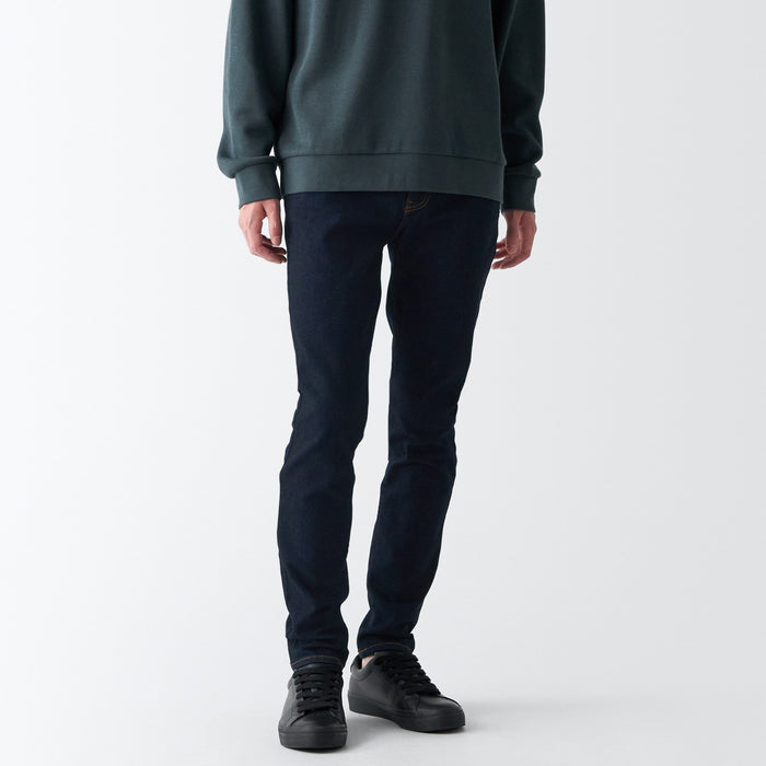 Muji Super Stretch Denim Skinny Jeans Herren Navy | DV1N4J36M
