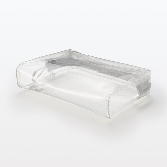 Muji TPU Clear Kulturbeutel Herren Weiß | CL4A8V37H