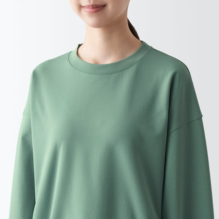 Muji UV Protection Sweatshirts Damen Grün | DQ4W2E50C