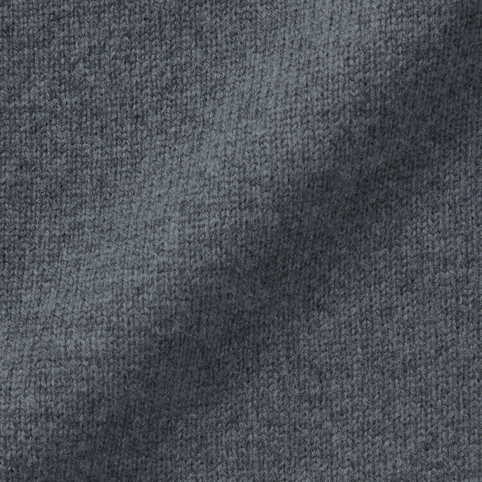 Muji Washable Mid-Gauge V-Neck Strickjacke Damen Schwarz | EM6C2S93R