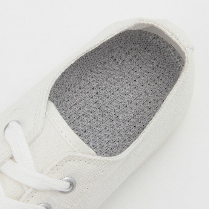 Muji Water Repellent Cushioned with Laces Sneakers Damen Weiß | SC2A8J13A