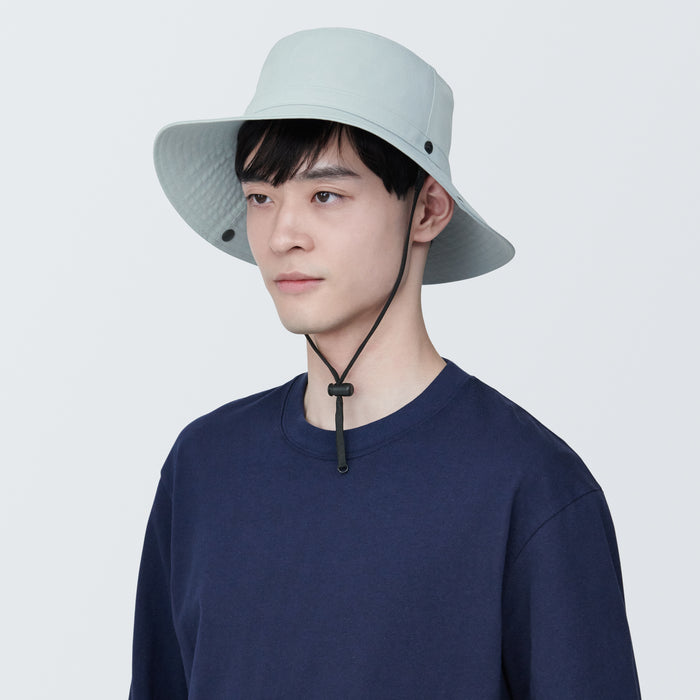 Muji Water Repellent Sealing Taped Safari Hüte Damen Grau | XG1A9F92H