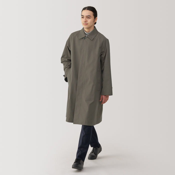 Muji Water Repellent Stand Fall Collar Mäntel Herren Grau | FO6P7F53O