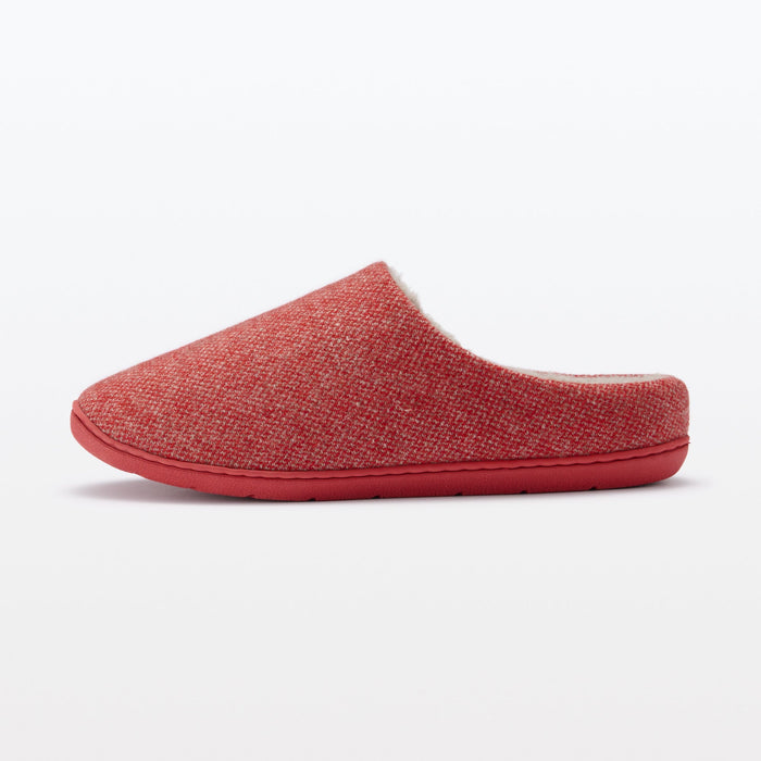 Muji Wool Blend Comfortable Hausschuhe Damen Rot | EE9O4M32N