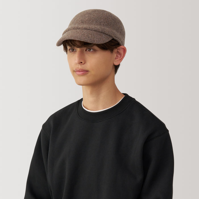 Muji Wool Kappen Damen Braun | XB6N5T97Y