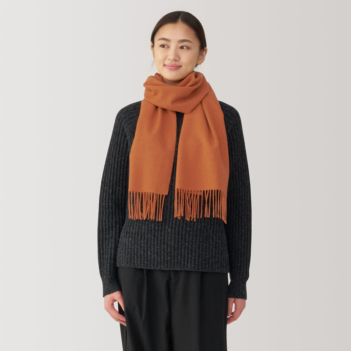Muji Wool Schal Herren Orange | VZ1A4O23K