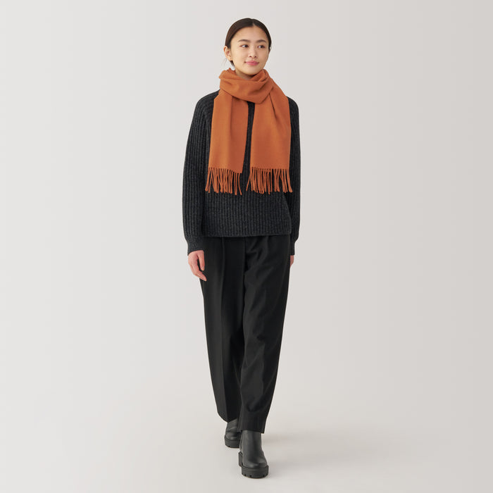 Muji Wool Schal Herren Orange | VZ1A4O23K