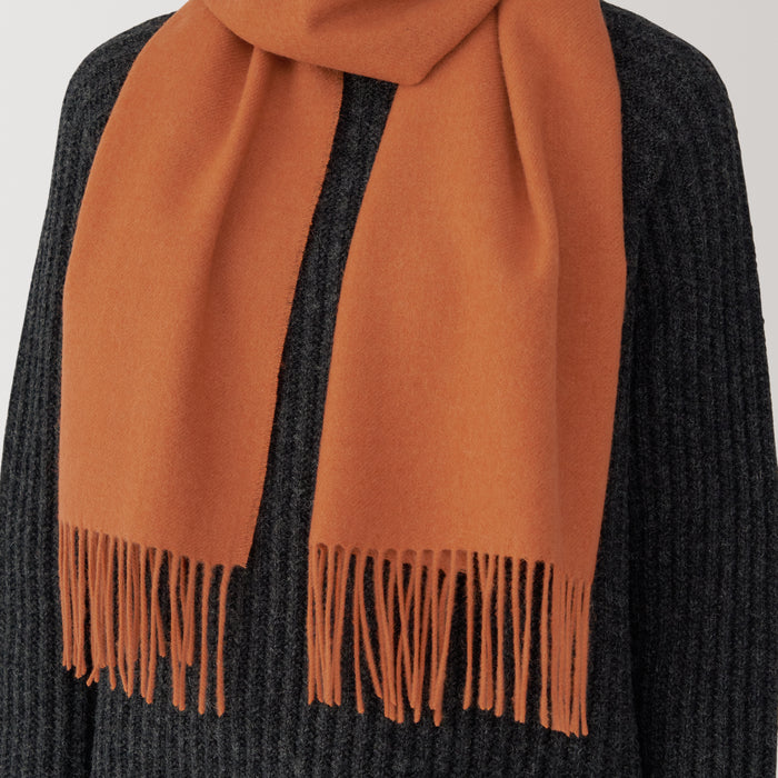 Muji Wool Schal Herren Orange | VZ1A4O23K